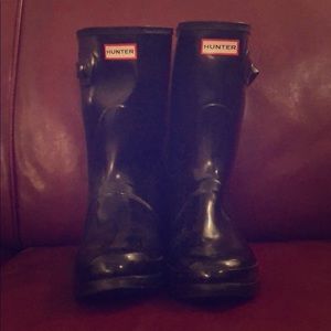 Black HUNTER Rain Boots - W10